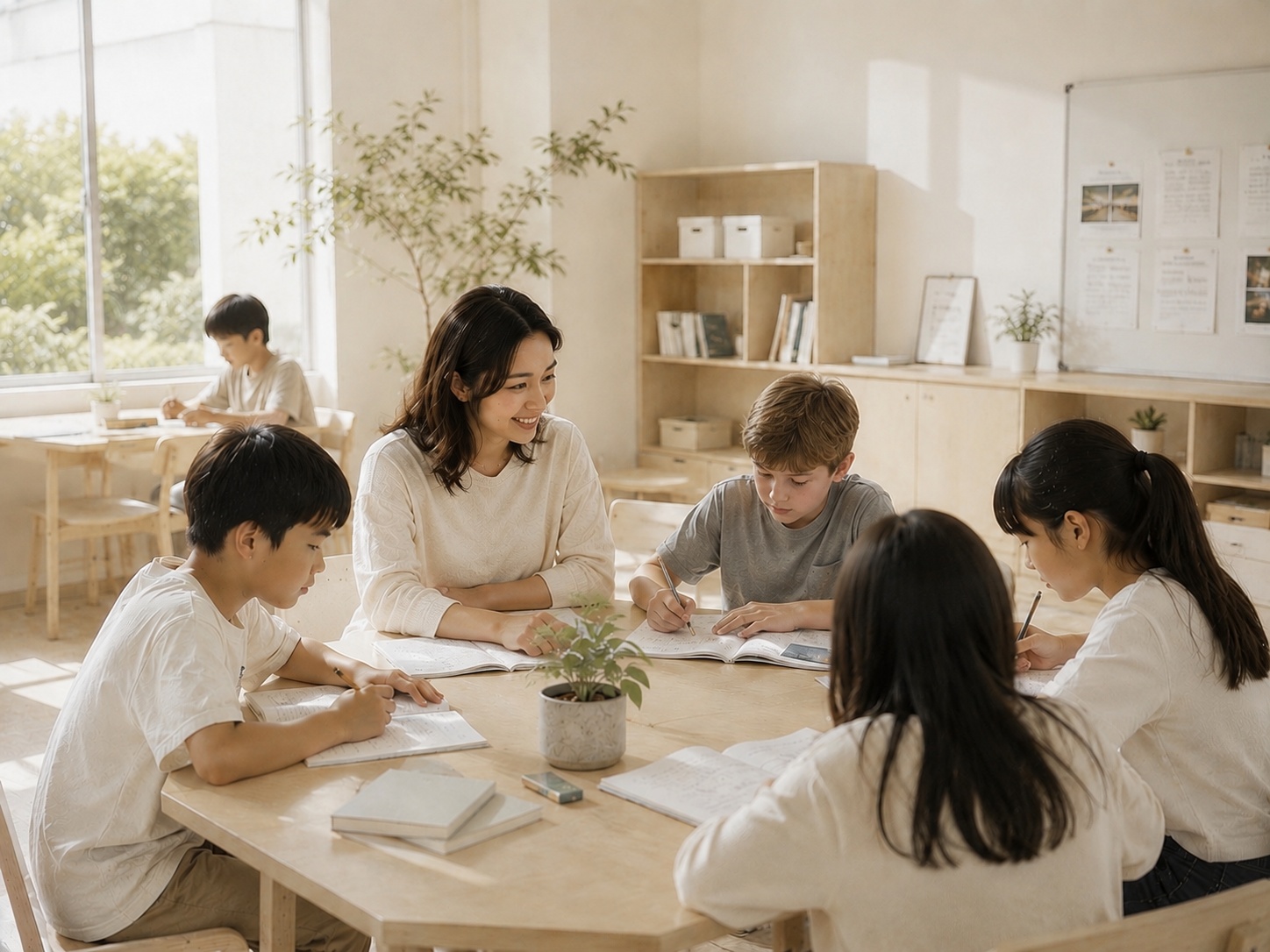 Children learning at Bloom Chiangmai